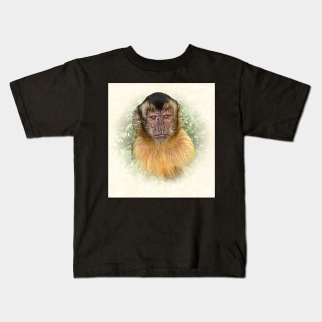 Tufted capuchin Kids T-Shirt by Guardi